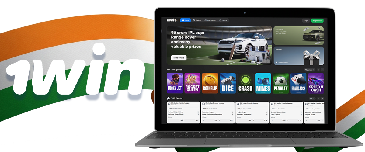Top Casino and Bookmaker 1winin India